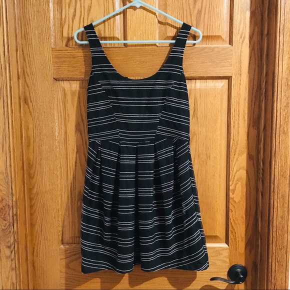BCBGeneration black and white stripe mini dress. - Picture 2 of 5